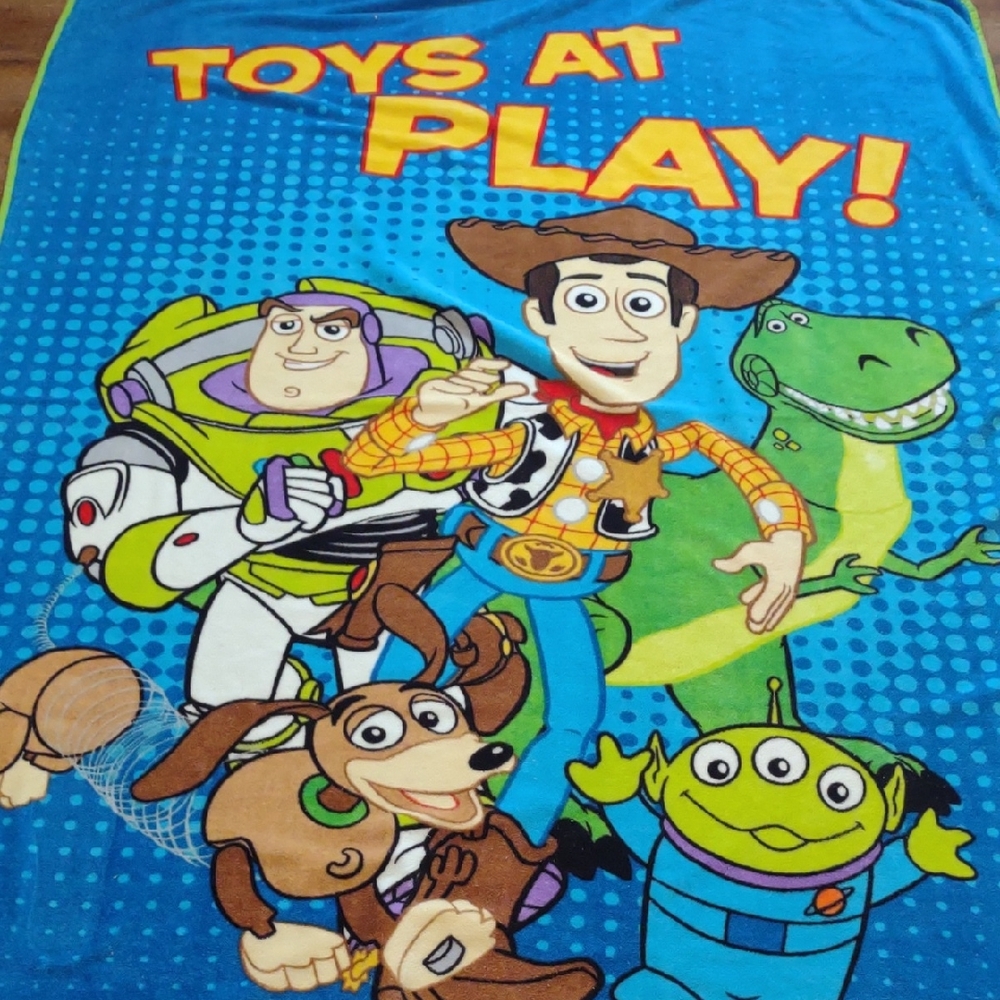 Vintage Disney Pixar Toy‎ Story Blanket/Throw